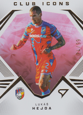 Hejda Lukáš 24-25 Chance Liga Club Icons Rainbow Gold #CI-05