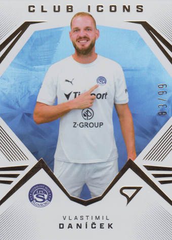 Daníček Vlastimil 24-25 Chance Liga Club Icons Rainbow Gold #CI-08