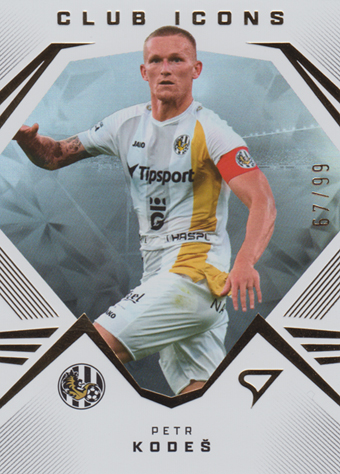 Kodeš Petr 24-25 Chance Liga Club Icons Rainbow Gold #CI-09