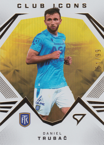 Trubač Daniel 24-25 Chance Liga Club Icons Rainbow Gold #CI-10