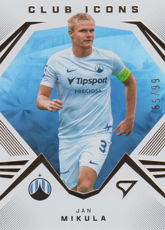 Mikula Jan 24-25 Chance Liga Club Icons Rainbow Gold #CI-11
