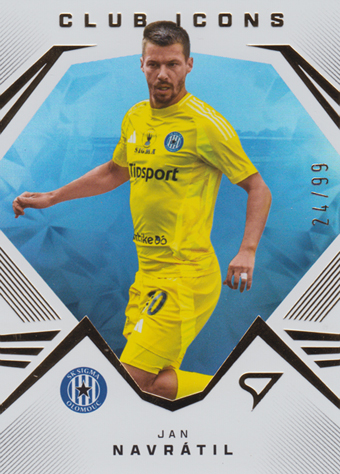 Navrátil Jan 24-25 Chance Liga Club Icons Rainbow Gold #CI-12