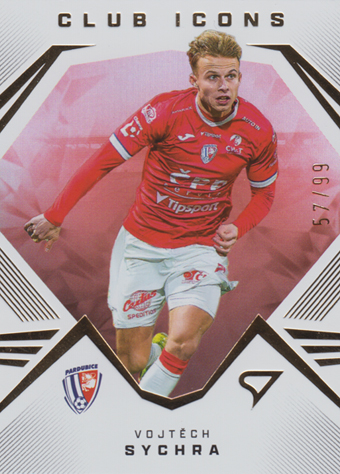 Sychra Vojtěch 24-25 Chance Liga Club Icons Rainbow Gold #CI-14
