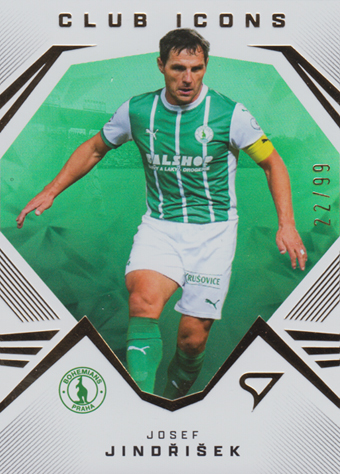 Jindřišek Josef 24-25 Chance Liga Club Icons Rainbow Gold #CI-15