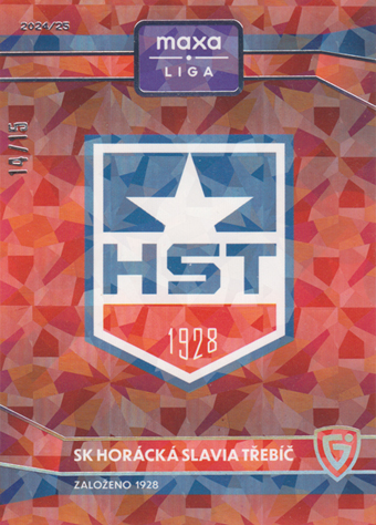 Třebíč 24-25 GOAL Cards Maxa liga Club Logo Parallel #C-5