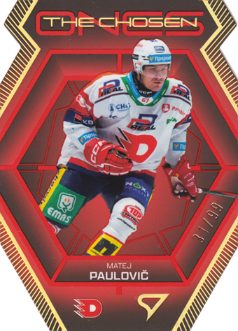 Paulovič Matej 24-25 Tipsport Extraliga The Chosen Ones Gold Die Cut #CO-07