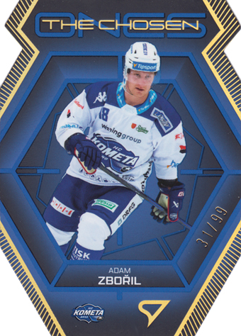 Zbořil Adam 24-25 Tipsport Extraliga The Chosen Ones Gold Die Cut #CO-15