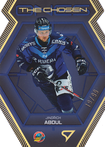 Abdul Jindřich 24-25 Tipsport Extraliga The Chosen Ones Gold Die Cut #CO-22
