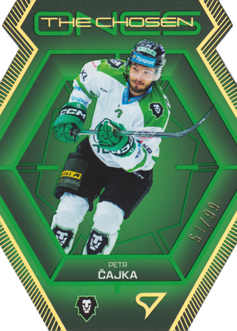 Čajka Petr 24-25 Tipsport Extraliga The Chosen Ones Gold Die Cut #CO-34