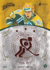 Smeták Martin 2021 Legendary Cards League Dynasty Copper #7