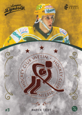 Tichý Marek 2021 Legendary Cards League Dynasty Copper #11