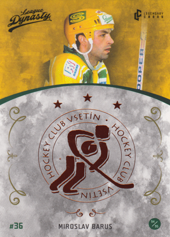 Barus Miroslav 2021 Legendary Cards League Dynasty Copper #22