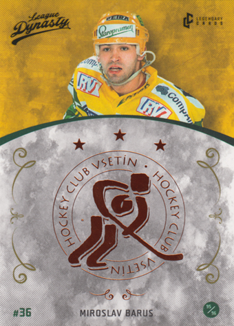 Barus Miroslav 2021 Legendary Cards League Dynasty Copper #41