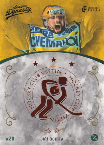 Dopita Jiří 2021 Legendary Cards League Dynasty Copper #42