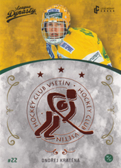 Kratěna Ondřej 2021 Legendary Cards League Dynasty Copper #71