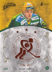 Divíšek Michal 2021 Legendary Cards League Dynasty Copper #78