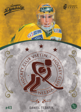 Tesařík Daniel 2021 Legendary Cards League Dynasty Copper #79