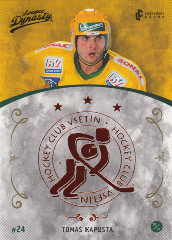 Kapusta Tomáš 2021 Legendary Cards League Dynasty Copper #98