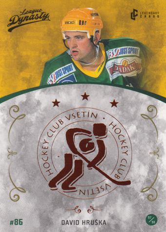 Hruška David 2021 Legendary Cards League Dynasty Copper #107