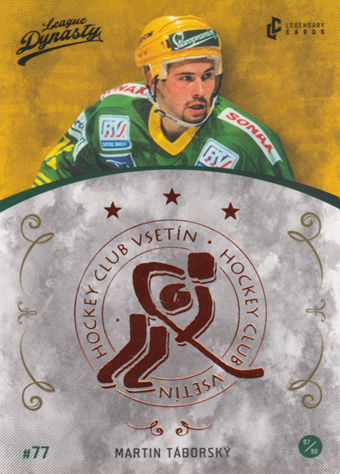 Táborský Martin 2021 Legendary Cards League Dynasty Copper #108