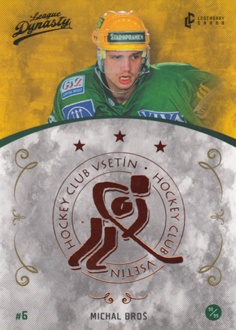 Broš Michal 2021 Legendary Cards League Dynasty Copper #115