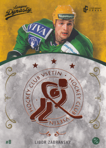 Zábranský Libor 2021 Legendary Cards League Dynasty Copper #119