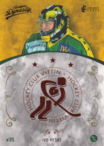 Pešat Ivo 2021 Legendary Cards League Dynasty Copper #137