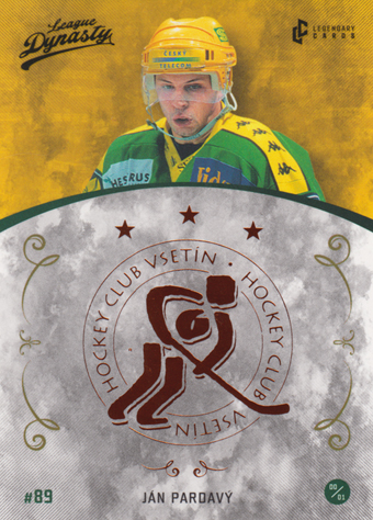 Pardavý Ján 2021 Legendary Cards League Dynasty Copper #148