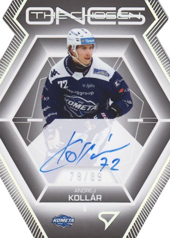 Kollár Andrej 24-25 Tipsport Extraliga The Chosen Ones Die Cut Auto #COS-AK