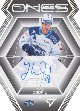 Zbořil Adam 24-25 Tipsport Extraliga The Chosen Ones Die Cut Auto #COS-AZ