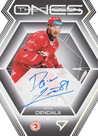 Cienciala David 24-25 Tipsport Extraliga The Chosen Ones Die Cut Auto #COS-DC