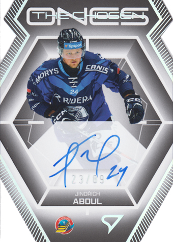 Abdul Jindřich 24-25 Tipsport Extraliga The Chosen Ones Die Cut Auto #COS-JA