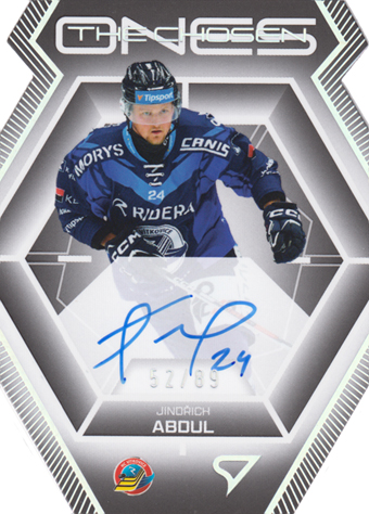 Abdul Jindřich 24-25 Tipsport Extraliga The Chosen Ones Die Cut Auto #COS-JA