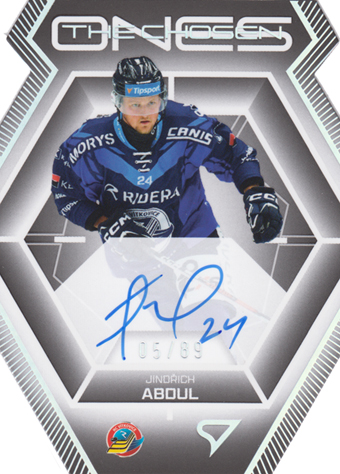 Abdul Jindřich 24-25 Tipsport Extraliga The Chosen Ones Die Cut Auto #COS-JA