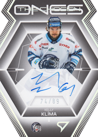 Klíma Kelly 24-25 Tipsport Extraliga The Chosen Ones Die Cut Auto #COS-KK