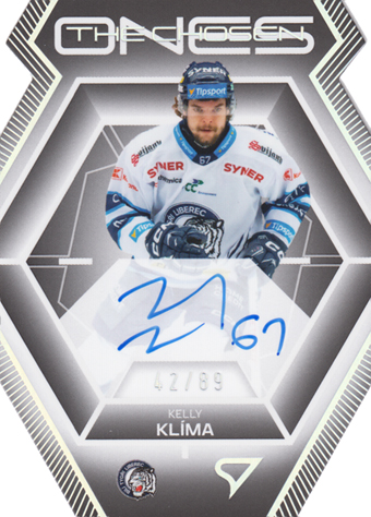 Klíma Kelly 24-25 Tipsport Extraliga The Chosen Ones Die Cut Auto #COS-KK