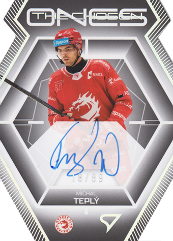 Teplý Michal 24-25 Tipsport Extraliga The Chosen Ones Die Cut Auto #COS-MT