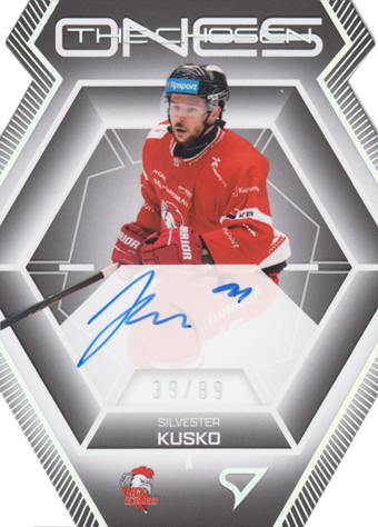 Kusko Silvester 24-25 Tipsport Extraliga The Chosen Ones Die Cut Auto #COS-SK