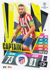 Koke 20-21 Topps Match Attax Extra CL Captain #CP12