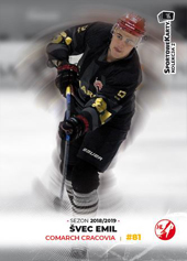 Švec Emil 18-19 Sportowekarty PHL #CR19