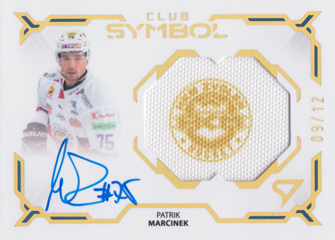 Marcinek Patrik 24-25 Tipos Extraliga Club Symbol Gold Auto #CS-PM