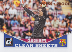 Bravo Claudio 2015 Panini Donruss Clean Sheets Bronze Press Proof #2