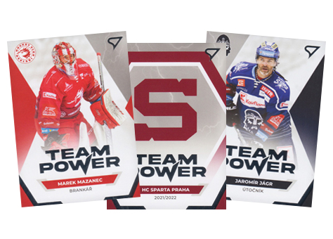 Kompletní set 21-22 Tipsport Extraliga Team Power #TP01-TP45