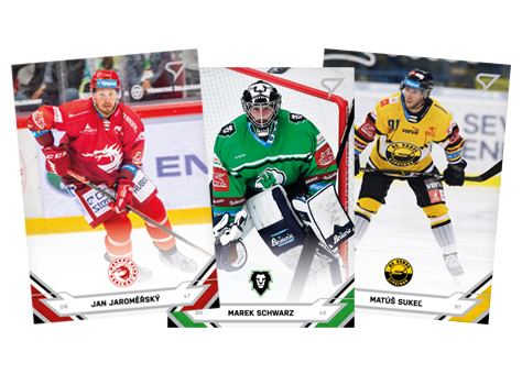 Kompletní set 21-22 Tipsport Extraliga řadové karty #271-378