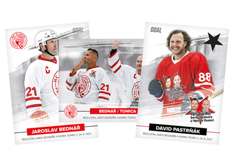 Kompletní set 2022 GOAL Cards Rozlučka Slavia #1-46