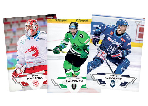 Kompletní set 23-24 Tipsport Extraliga řadové karty #1-252