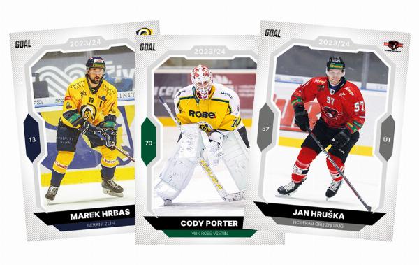 Kompletní set 23-24 GOAL Cards Chance liga řadové karty #197-400