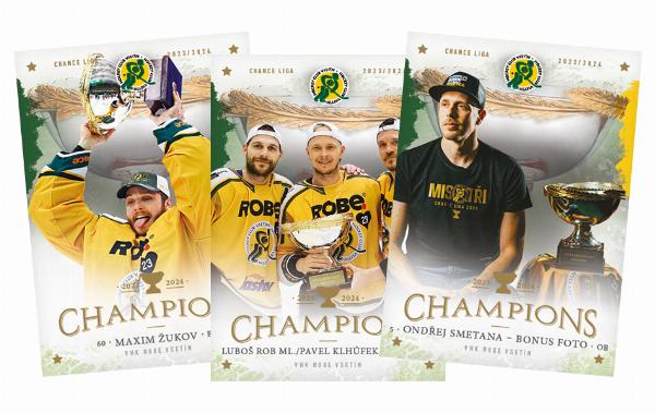 Kompletní set 2024 GOAL Cards Champions Vsetín #1-28