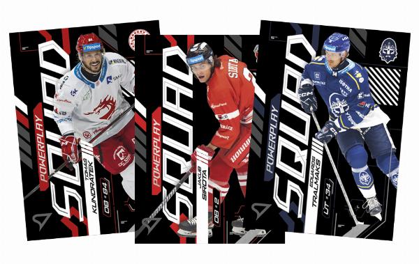 Kompletní set 24-25 Tipsport Extraliga Powerplay Squad #PS01-PS90