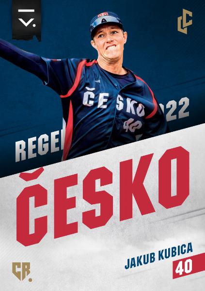Kubica Jakub 2023 LC Czech Baseball Extraleague Česko 2022 #R-12